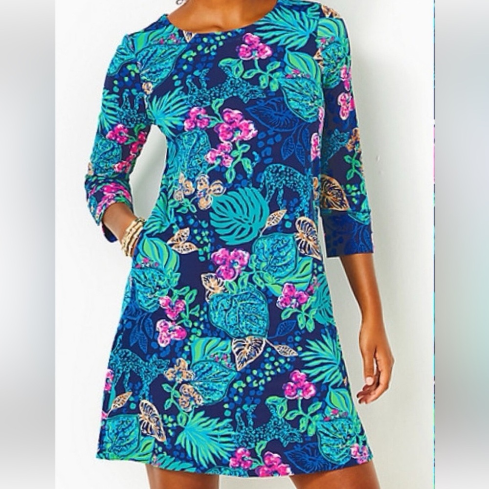Lilly Pulitzer Sz XL Life Of The Party Solia Chillylilly Shift Dress